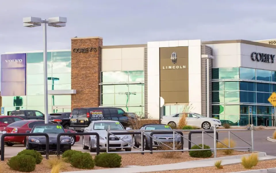 Corley's Lincoln Volvo storefront